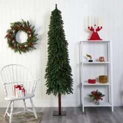 7ft Nearly Natural Unlit Slim Grand Alpine Artificial Christmas Tree -Outlet Xmas Decor Tree Store GUEST 68eb50a0 87ad 4d06 a089 5b7709bef676