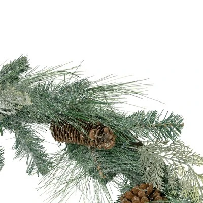 Northlight 6' x 9" Mixed Pine and Pine Cones Artificial Christmas Garland, Unlit 3 Northlight 6' x 9" Mixed Pine and Pine Cones Artificial Christmas Garland, Unlit