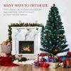 Best Choice Products 7ft Pre-Lit Fiber Optic Artificial Pine Christmas Tree w/ 280 Multicolored LED Lights, 8 Sequences -Outlet Xmas Decor Tree Store GUEST 694271be 1081 408c 8bfd 5656c6359b53