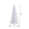 Vickerman White Fir DL LED Slim Christmas Artificial Tree