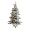 Nearly Natural 7’ Flocked West Virginia Spruce Prelit LED Artificial Christmas Tree -Outlet Xmas Decor Tree Store GUEST 69e712bd cdde 4353 b191 88060bc8079f