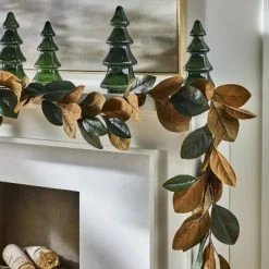 Threshold Designed W/Studio McGee Magnolia Christmas Leaf Garland - Threshold™ designed with Studio McGee