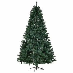 Tangkula 8'Pre-Lit Artificial Christmas Tree w/ 1438 PVC Hinged Tips and 430 LED Lights -Outlet Xmas Decor Tree Store GUEST 6c2e976f 3d68 4118 99bb a95988a359c7