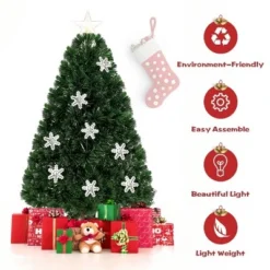 Costway 3FT Pre-Lit Fiber Optic Artificial Christmas Tree with Multicolor Led Lights 16 Costway 3FT Pre-Lit Fiber Optic Artificial Christmas Tree with Multicolor Led Lights -Outlet Xmas Decor Tree Store GUEST 6cdb388e 5553 42d0 b8f2 33371dfa1972