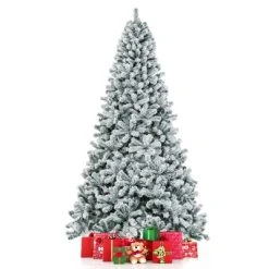 Costway 9ft Snow Flocked Hinged Artificial Christmas Tree Unlit Metal 15 Costway 9ft Snow Flocked Hinged Artificial Christmas Tree Unlit Metal -Outlet Xmas Decor Tree Store GUEST 6d6d9d60 d9fc 4316 b4da 0a868dd7d81d