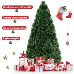 Costway Pre-Lit Fiber Optic Artificial PVC Christmas Tree 6Ft 12 Costway Pre-Lit Fiber Optic Artificial PVC Christmas Tree 6Ft -Outlet Xmas Decor Tree Store GUEST 6dc824d0 e430 440a ade6 f1bbe70ecb86