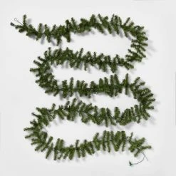 18' Pre-Lit Artificial Pine Bough Christmas Garland Green with Multicolor Lights - Wondershop™ -Outlet Xmas Decor Tree Store GUEST 6e73184c 90b3 45ca bb04 3e477389b471
