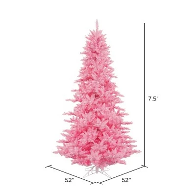 Vickerman Pink Fir Artificial Christmas Tree 4 Vickerman Pink Fir Artificial Christmas Tree - Image 2