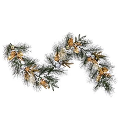 Vickerman Gold and Silver Artificial Garlands 9 Vickerman Gold and Silver Artificial Garlands - Image 7