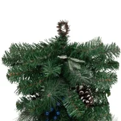 Northlight 28" Mixed Pine and Blueberries Artificial Christmas Teardrop Swag - Unlit -Outlet Xmas Decor Tree Store GUEST 72038c53 bfa2 4ed2 90f8 745172d3b0d6