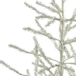 Northlight 3' Unlit Artificial Christmas Twig Tree Full Champagne Tinsel