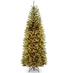 National Tree Company Pre-Lit LED Slim Kingswood Fir Artificial Christmas Tree Dual Color Lights -Outlet Xmas Decor Tree Store GUEST 727e489f 688c 48e3 83ea b014b66780b7