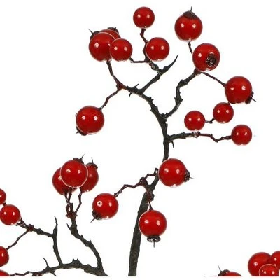 Vickerman 6' Mixed Berry Artificial Christmas Garland 3 Vickerman 6' Mixed Berry Artificial Christmas Garland