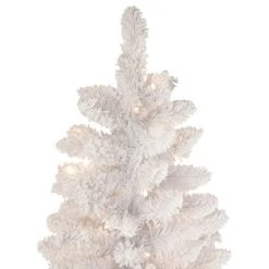 Northlight 6.5' Pre-Lit Medium Flocked Norway Pine Artificial Christmas Tree, Warm White LED Lights -Outlet Xmas Decor Tree Store GUEST 750be092 aceb 4248 b7f0 8b6943dc0a77