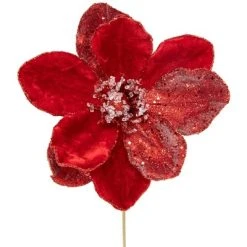 Northlight 18" Red Magnolia Glittered Christmas Stem Spray 7 Northlight 18" Red Magnolia Glittered Christmas Stem Spray -Outlet Xmas Decor Tree Store GUEST 757049a5 7773 4f41 898f e7b61d100a59