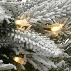 National Tree Company 6 ft. Frosted Colonial Fir Swag with Battery Operated LED Lights -Outlet Xmas Decor Tree Store GUEST 76c6ee55 2089 4752 96d1 46d67810c616