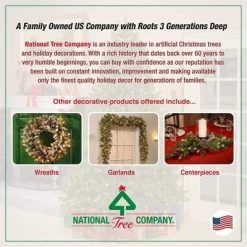 National Tree Company Bayberry Spruce 9 Foot Prelit Artificial Christmas Holiday Tree with White and Multicolor LED Lights, Easy Assembly, Metal Stand 9 National Tree Company Bayberry Spruce 9 Foot Prelit Artificial Christmas Holiday Tree with White and Multicolor LED Lights, Easy Assembly, Metal Stand -Outlet Xmas Decor Tree Store GUEST 76e03b1d 47b0 4417 b7bd 5f5100b113c0