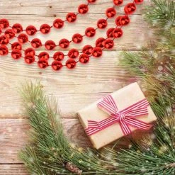 Northlight 33' Shiny Red Round Beaded Christmas Garland 5 Northlight 33' Shiny Red Round Beaded Christmas Garland -Outlet Xmas Decor Tree Store GUEST 76f76456 eb8f 4e9e 8aed 020be29161e1