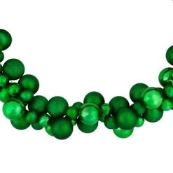 Northlight 6' Green 3-Finish Shatterproof Ball Christmas Garland -Outlet Xmas Decor Tree Store GUEST 7722ed6b 0e3f 4939 8b7a 98d6f3f9d693