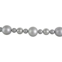 Northlight 6' Shatterproof Ball 3-Finish Silver Splendor Christmas Garland 5 Northlight 6' Shatterproof Ball 3-Finish Silver Splendor Christmas Garland -Outlet Xmas Decor Tree Store GUEST 7940f477 c957 4e34 a3e0 37f702096ea0