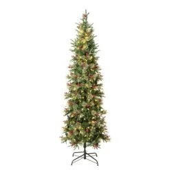 National Tree Company First Traditions Pre-Lit LED Slim Virginia Pine Artificial Christmas Tree Warm White Lights -Outlet Xmas Decor Tree Store GUEST 79a81df6 7d1a 4fdb 8796 9011b9b4a6f0