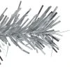 Northlight 9' x 12" Silver Tinsel Artificial Christmas Garland, Unlit
