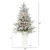 Nearly Natural 44-in Flocked Manchester Spruce Artificial Christmas Tree with 50 Lights and 133 Bendable Branches in White Planter 1 Nearly Natural 44-in Flocked Manchester Spruce Artificial Christmas Tree with 50 Lights and 133 Bendable Branches in White Planter -Outlet Xmas Decor Tree Store GUEST 79de997b ef70 4ce5 8fde 17b5c8f66ae1
