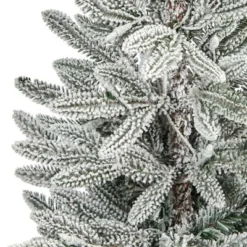 Nearly Natural 44-in Flocked Manchester Spruce Artificial Christmas Tree with 50 Lights and 133 Bendable Branches in White Planter 12 Nearly Natural 44-in Flocked Manchester Spruce Artificial Christmas Tree with 50 Lights and 133 Bendable Branches in White Planter -Outlet Xmas Decor Tree Store GUEST 7a17f20a 96e6 461f 9d08 e979a0054eb3
