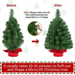 Yaheetech Tabletop Christmas Tree Mini Artificial Christmas Tree with Cement Base, Green 16 Yaheetech Tabletop Christmas Tree Mini Artificial Christmas Tree with Cement Base, Green -Outlet Xmas Decor Tree Store GUEST 7ac3fb59 908e 4430 bab6 83c86d6bddd0