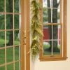 National Tree Company Garden Accents Fern and Lavender Garland - (45")