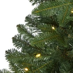 4ft Nearly Natural Pre-Lit LED Grand Teton Spruce Flat Back Artificial Christmas Tree Clear Lights 14 4ft Nearly Natural Pre-Lit LED Grand Teton Spruce Flat Back Artificial Christmas Tree Clear Lights -Outlet Xmas Decor Tree Store GUEST 7b40b489 b5f0 461c a699 d73e5e4d4d22