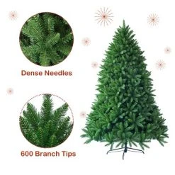 Costway 5ft Artificial Christmas Fir Tree 600 Branch Tips -Outlet Xmas Decor Tree Store GUEST 7bfe859c 6d81 4018 b16d 960072592fb5