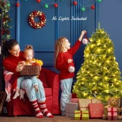 Costway 5ft Artificial Christmas Fir Tree 600 Branch Tips -Outlet Xmas Decor Tree Store GUEST 7c0ba977 618f 480c bb85 438df7557145