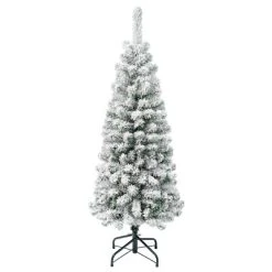 National Tree Company First Traditions Unlit Pencil Slim Flocked Acacia Hinged Artificial Christmas Tree -Outlet Xmas Decor Tree Store GUEST 7c811d3c b83c 43d5 be3a 0f05020c293d