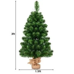 Costway 3Ft Artificial PVC Christmas Tree Tabletop Season Decoration 19 Costway 3Ft Artificial PVC Christmas Tree Tabletop Season Decoration -Outlet Xmas Decor Tree Store GUEST 7cec9a20 651c 4f55 9655 a562d556856d