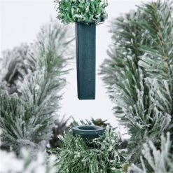 Yaheetech Flocked Pencil Artificial Christmas Tree Snow Frosted Christmas Tree, Green -Outlet Xmas Decor Tree Store GUEST 7d4e71e8 a416 4872 ad18 8176be35f16d
