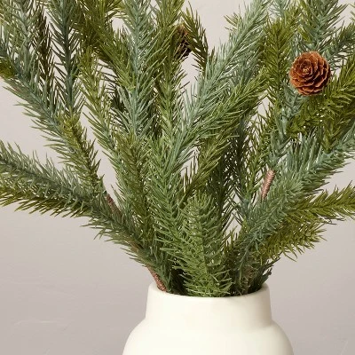 Hearth & Hand With Magnolia 20" Faux Spruce & Pinecone Christmas Arrangement - Hearth & Hand™ with Magnolia 4 Hearth & Hand With Magnolia 20" Faux Spruce & Pinecone Christmas Arrangement - Hearth & Hand™ with Magnolia - Image 2