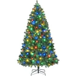 Yaheetech Pre-lit Spruce Artificial Christmas Tree with LED Lights -Outlet Xmas Decor Tree Store GUEST 7e4473fb 4bfb 40c6 81c8 0b47171004fc