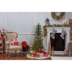 5ft Sterling Tree Company Flocked Alpine Tree Artificial Christmas Tree -Outlet Xmas Decor Tree Store GUEST 7e959897 f70e 4718 a2fb 46f95092bf52