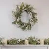 Northlight 5' x 8" Artificial Christmas Garland with with Frosted Foliage and Pine Cones, Unlit