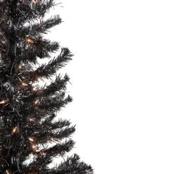 Northlight 4' Pre-Lit Black Artificial Tinsel Christmas Tree, Clear Lights 8 Northlight 4' Pre-Lit Black Artificial Tinsel Christmas Tree, Clear Lights -Outlet Xmas Decor Tree Store GUEST 816132bc f860 498d b86c 53d9214af080