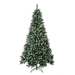 National Tree Company First Traditions Unlit Cullen Hinged Artificial Christmas Tree with Berries & Pinecones -Outlet Xmas Decor Tree Store GUEST 81e2363e 9e84 4dbe 8e87 d0271656fa7f