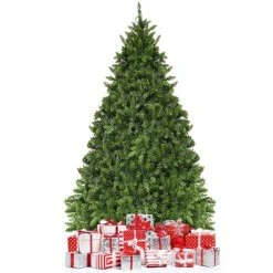 Tangkula 7.5'Artificial Green PVC Christmas Fir Tree Outdoor w/ Metal Stand and 700 LED Lights 12 Tangkula 7.5'Artificial Green PVC Christmas Fir Tree Outdoor w/ Metal Stand and 700 LED Lights -Outlet Xmas Decor Tree Store GUEST 821dbccf c9fe 42be a736 b06499ee92a2