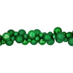 Northlight 6' Green 3-Finish Shatterproof Ball Christmas Garland -Outlet Xmas Decor Tree Store GUEST 827483a7 b7a6 4289 82dc 9ed766ddd3a0