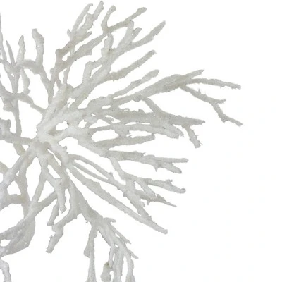 Northlight 22" White Frosted Artificial Christmas Spray 6 Northlight 22" White Frosted Artificial Christmas Spray - Image 4