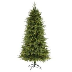 Nearly Natural Pre-Lit LED Vancouver Fir Artificial Christmas Tree Clear Lights 17 Nearly Natural Pre-Lit LED Vancouver Fir Artificial Christmas Tree Clear Lights -Outlet Xmas Decor Tree Store GUEST 8378d9a4 a926 4bd0 a73b 45d71ef35ca9
