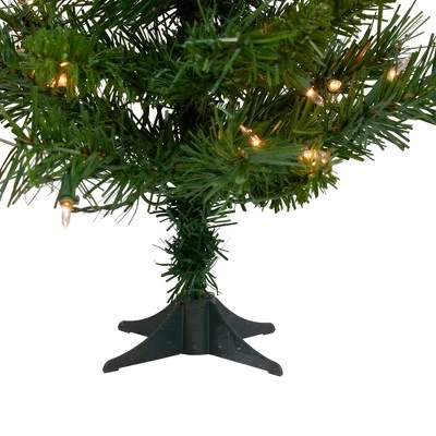 Northlight 2' Pre-Lit Medium Royal Pine Artificial Christmas Tree - Clear Lights 6 Northlight 2' Pre-Lit Medium Royal Pine Artificial Christmas Tree - Clear Lights - Image 4