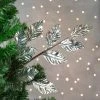 Northlight 25" Glittered Platinum Leaves Christmas Spray 2 Northlight 25" Glittered Platinum Leaves Christmas Spray -Outlet Xmas Decor Tree Store GUEST 873db970 0b4f 47d0 b5af dfd59c2e60a4