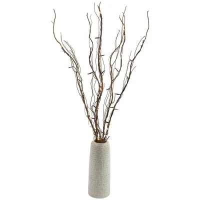 Northlight 39" LED Lighted Natural Branch Bundle Christmas Decoration - Warm White Lights 7 Northlight 39" LED Lighted Natural Branch Bundle Christmas Decoration - Warm White Lights - Image 5