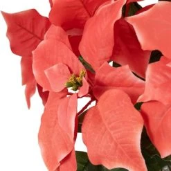 Northlight 28" Dark Pink Artificial Christmas Poinsettia with Gold Wrapped Base -Outlet Xmas Decor Tree Store GUEST 8888e533 a0c1 492e bc01 befece789537